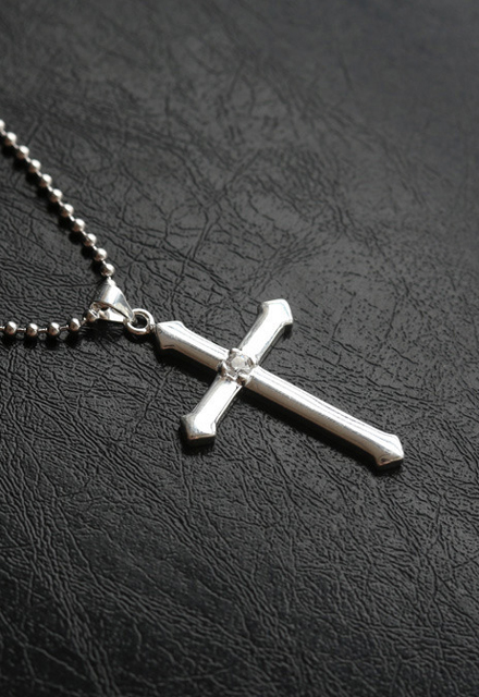 Cross Vol.2 십자가(큐빅형) 실버925 은 목걸이 펜던트